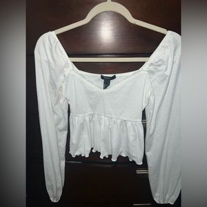 Forever21 blouse! In white 🤍